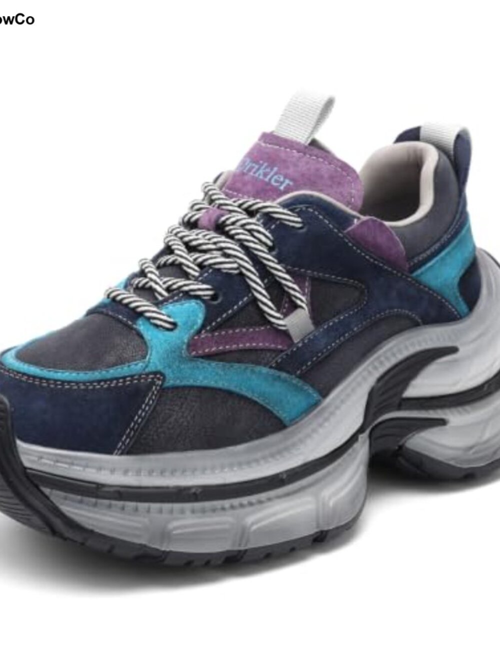Chunky Dad Sneakers for Women - Lace-up Anti-Slip Platform Walking Shoes